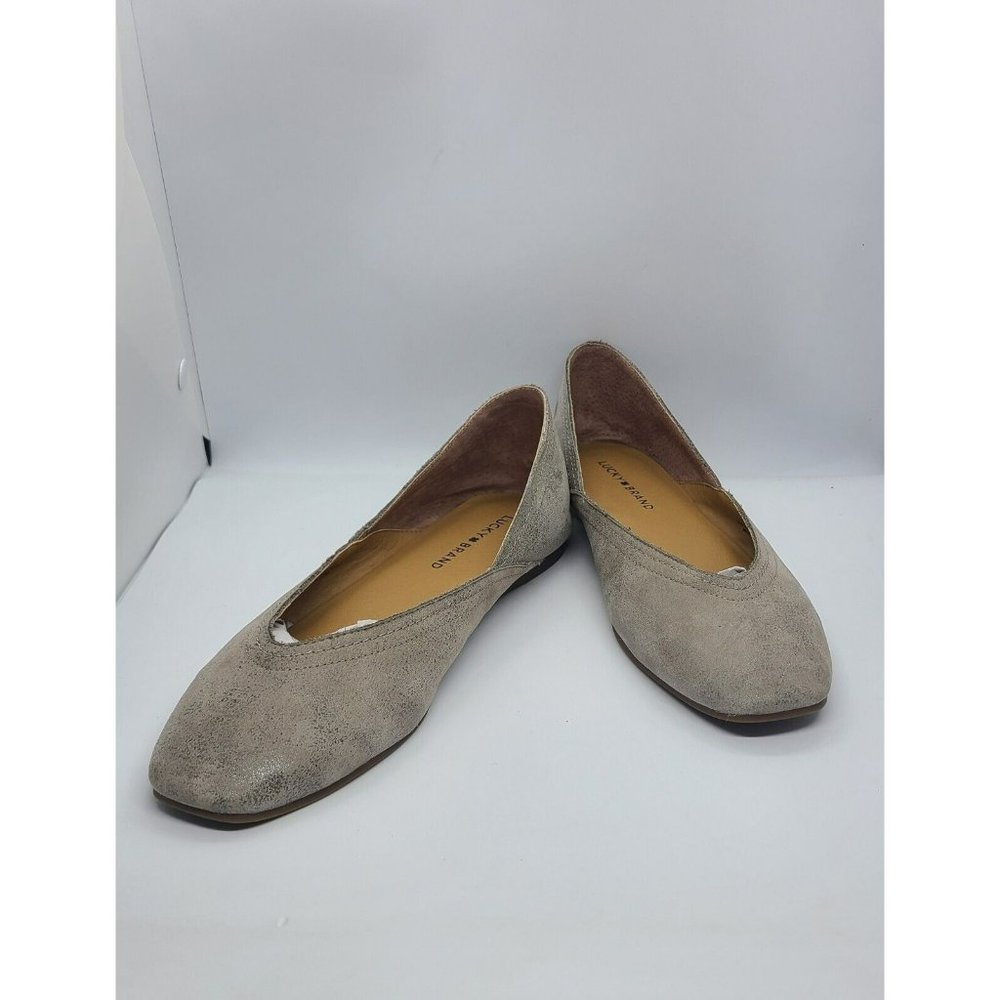 Lucky Brand Tan Flats Size 10M